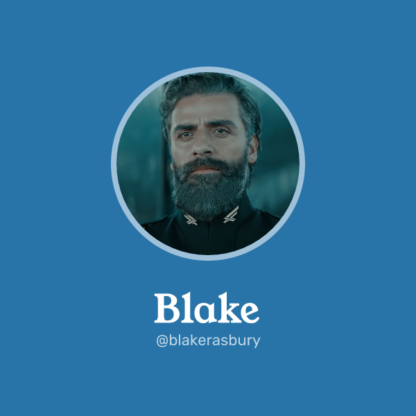 Blake on Memorycard